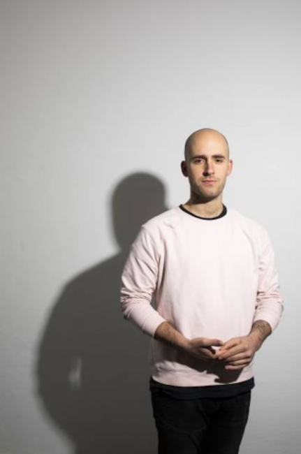 Man standing in front of a white background