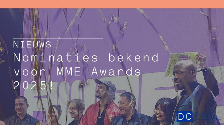 Nominaties bekend MME Awards 2025